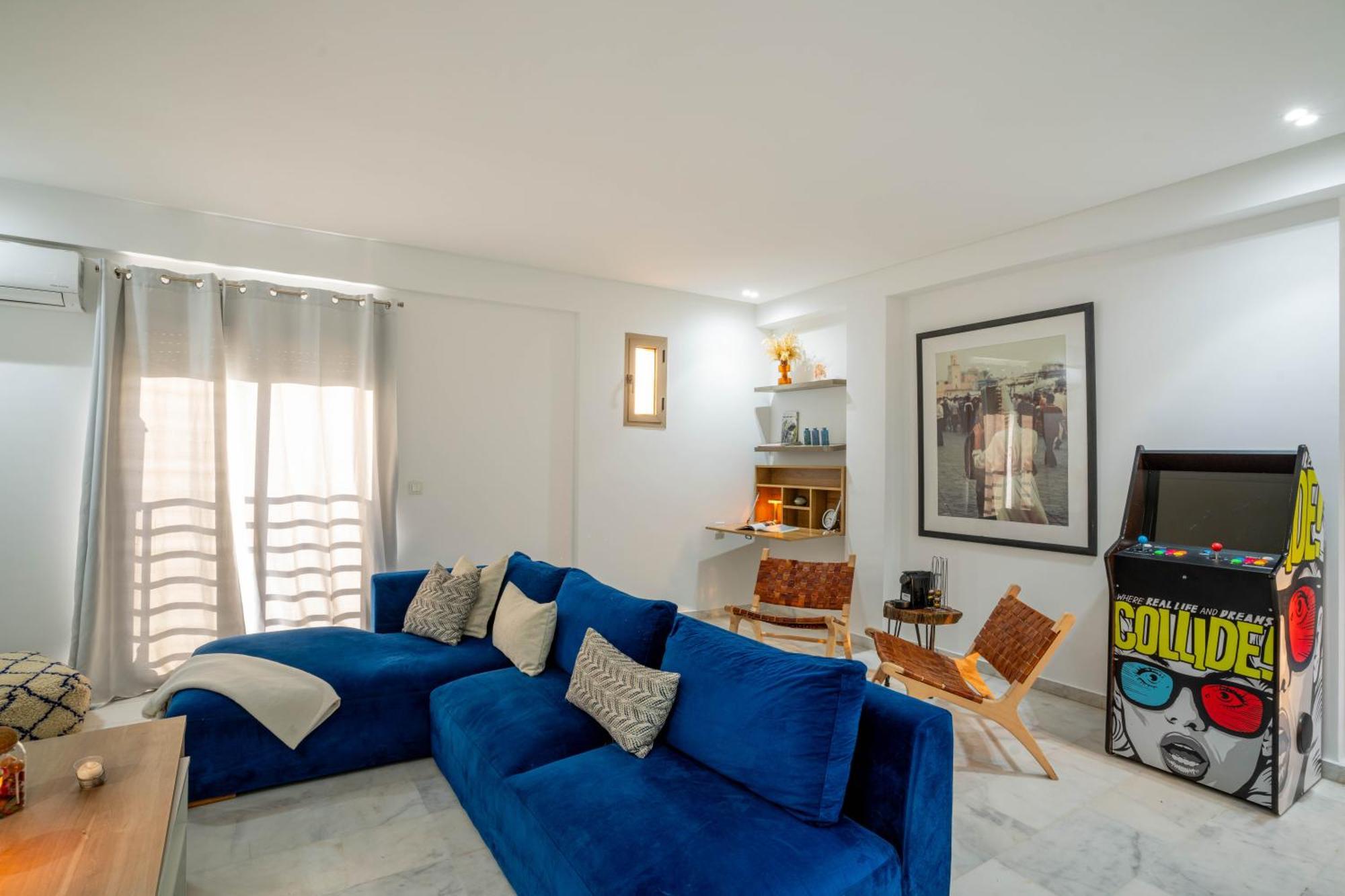 Appartement New ! Unique Equipped Flat In The Heart Of Marrakech à Marrakesh Extérieur photo