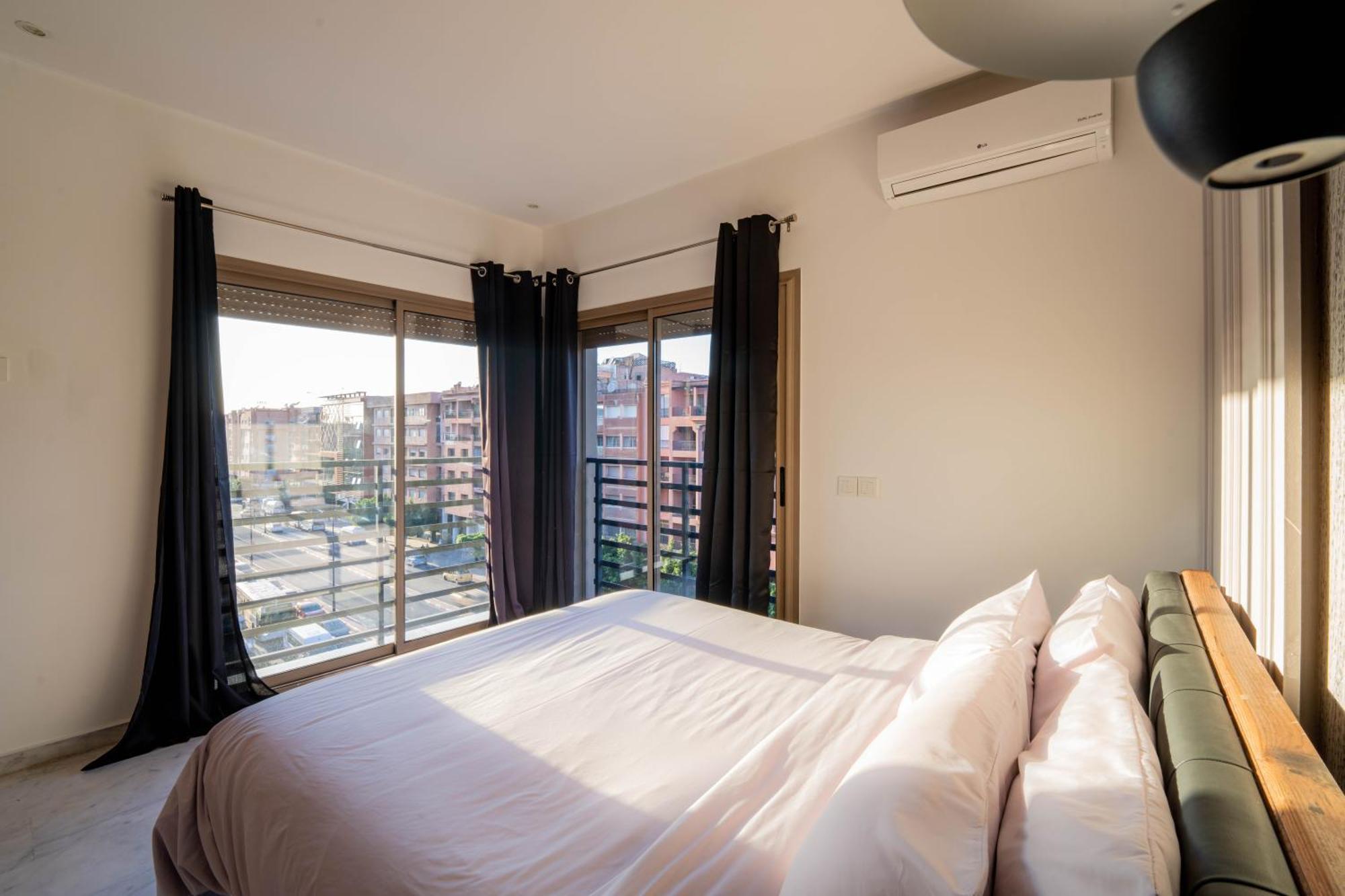 Appartement New ! Unique Equipped Flat In The Heart Of Marrakech à Marrakesh Extérieur photo